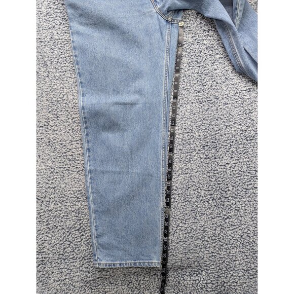 Vintage Levis 550 Relaxed Fit Jeans Mens 40X30 Light Wash Dad 90s Y2K Denim Blue - Picture 13 of 15